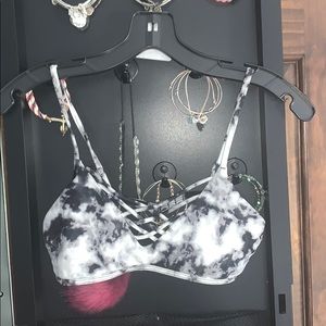 Hollister tie dye bikini top